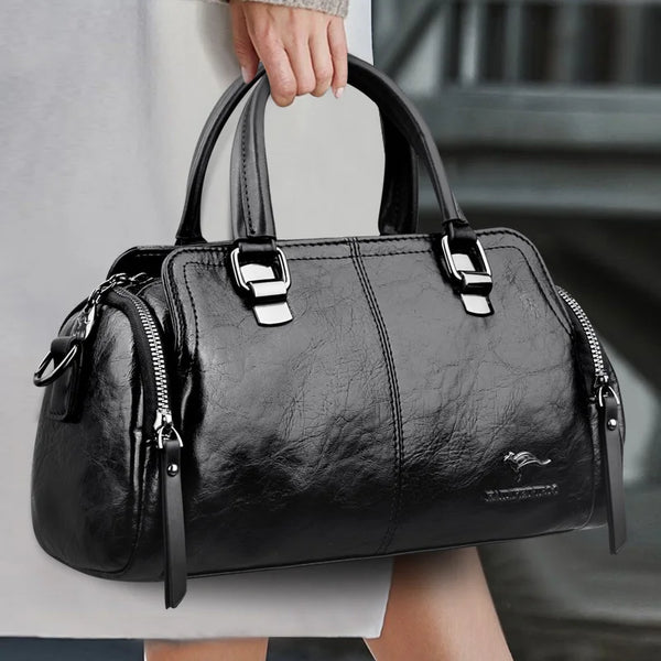 Casual Tote Bag High Quality Soft Leather