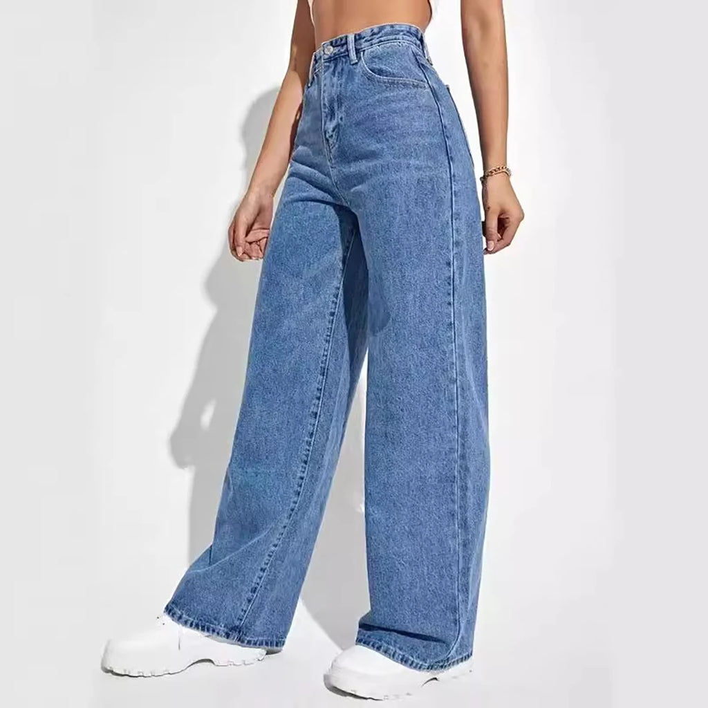 Leg straight jeans slimming all-match - Additional View 5