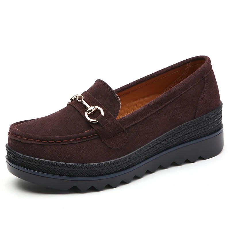 Shoes Light Comfort Flas Platform Wedge Loafers
