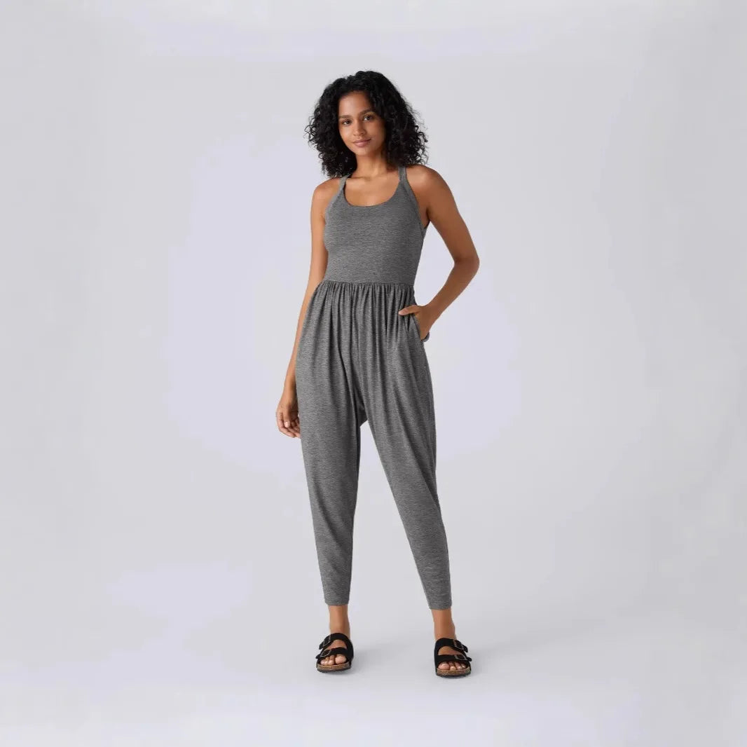 Elegant High Waist Romper for Casual Chic Style