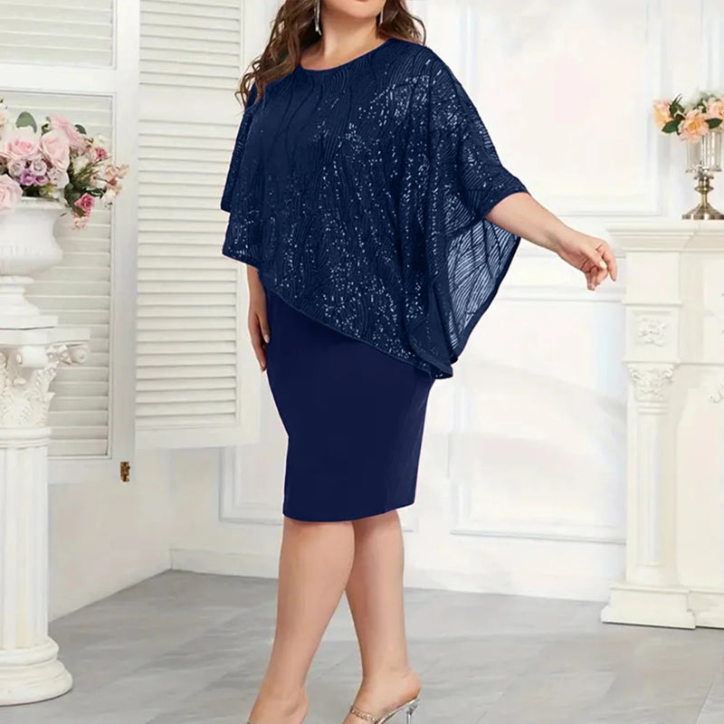 Plus Size Elegant Dress Evening Formal