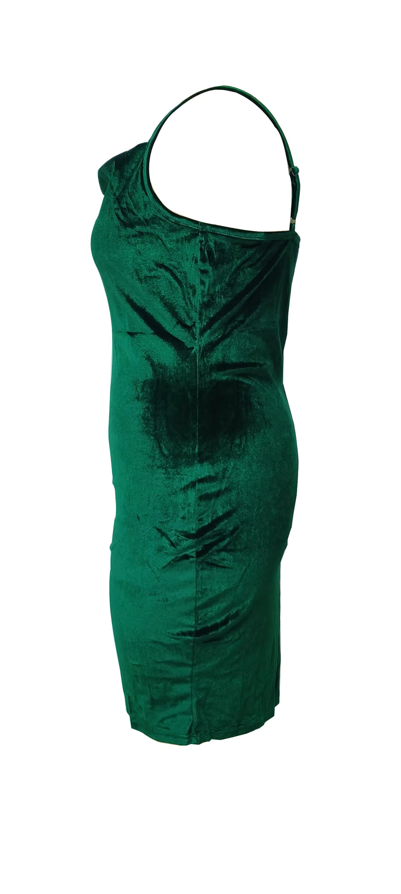 Plus Size Solid Ruched Cami Dress Casual
