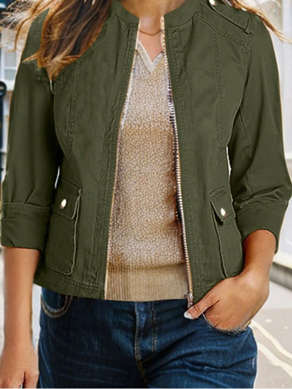Stand Collar Workwear Outerwear