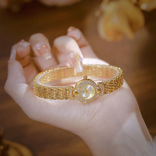Wristwatch Luxury Vintage Gold Watch Retro