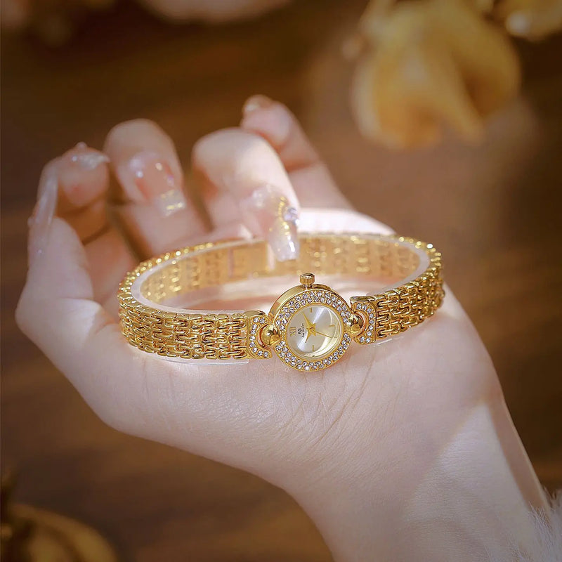 Wristwatch Luxury Vintage Gold Watch Retro