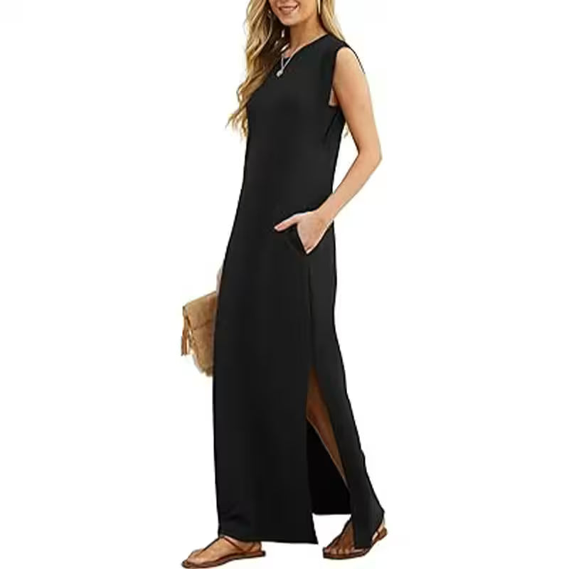 Sleeveless Long Abaya for Women