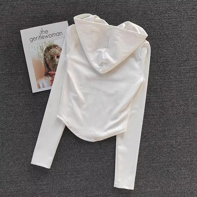 Fitness Coat Hooded Cardigan Sports