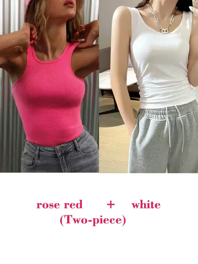 Tops Summer O Neck Tanks & Camis - Additional View 8