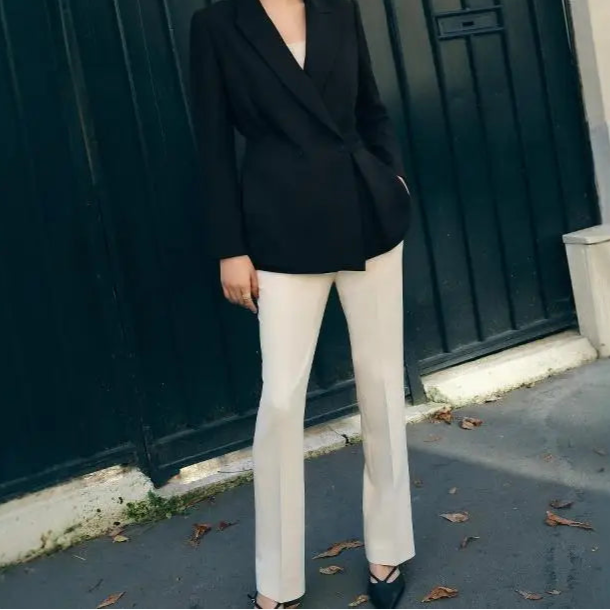 Long Sleeve Shawl Collar Office Lady Blazers