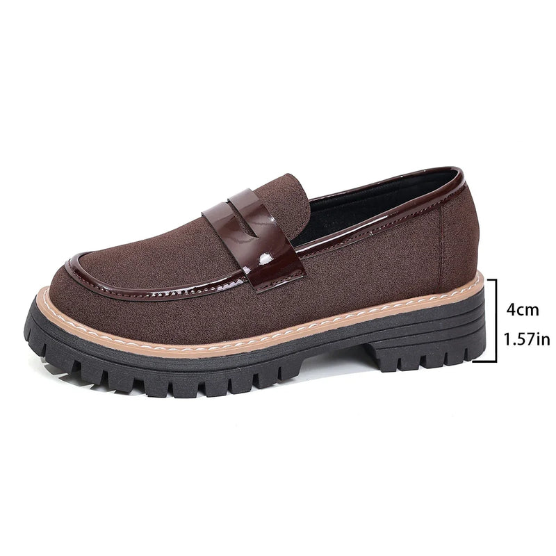 Shoes 2025 Loafers High Heels Concise Office