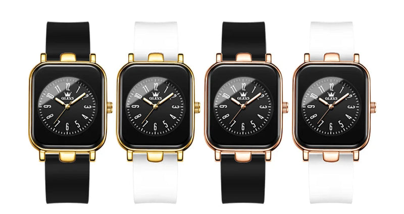 Wristwatch Original Waterproof Silicone Strap Luminous Hands  Style