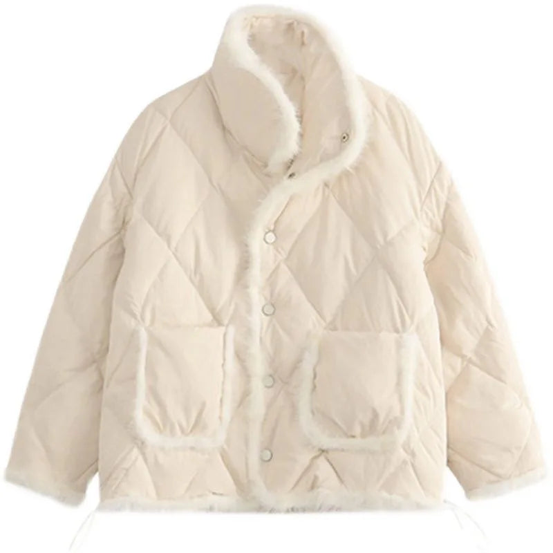 Solid Short Style  Versatile Top Down Coats