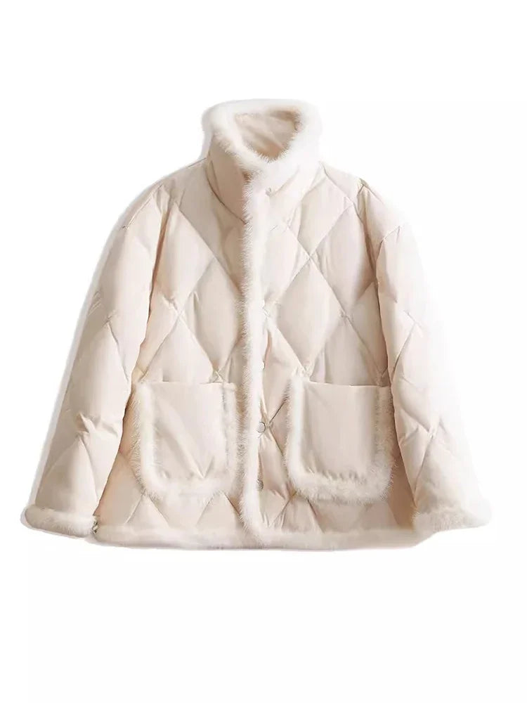 Solid Short Style  Versatile Top Down Coats
