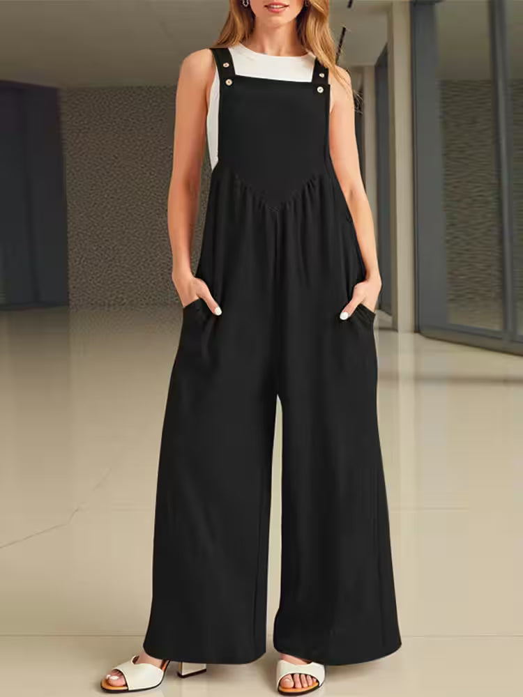 Plus Size Jumpsuit Fashion Cargo Overalls Holiday - Additional View 6