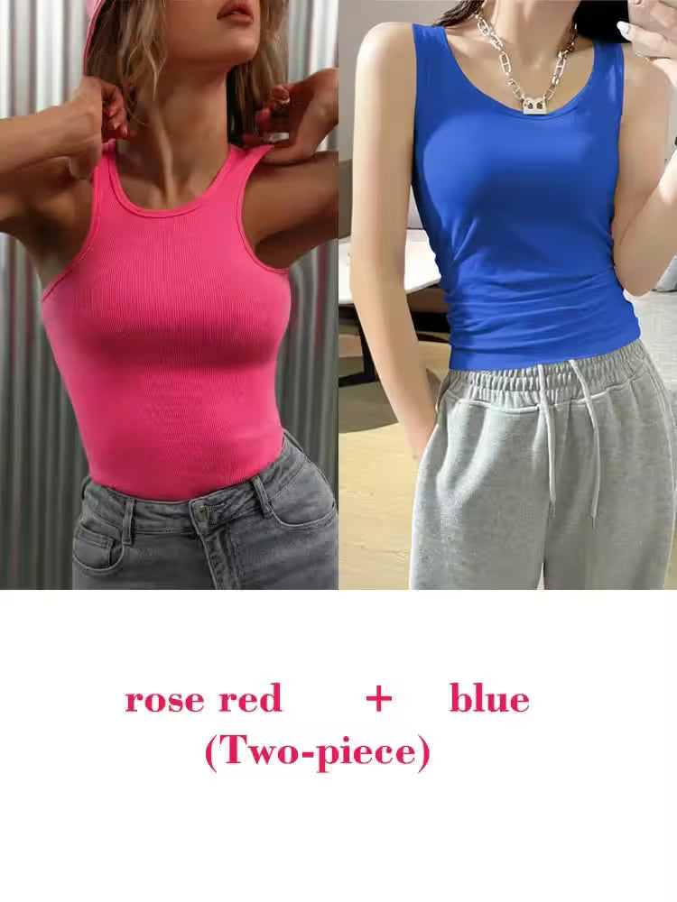 Tops Summer O Neck Tanks & Camis - Additional View 24