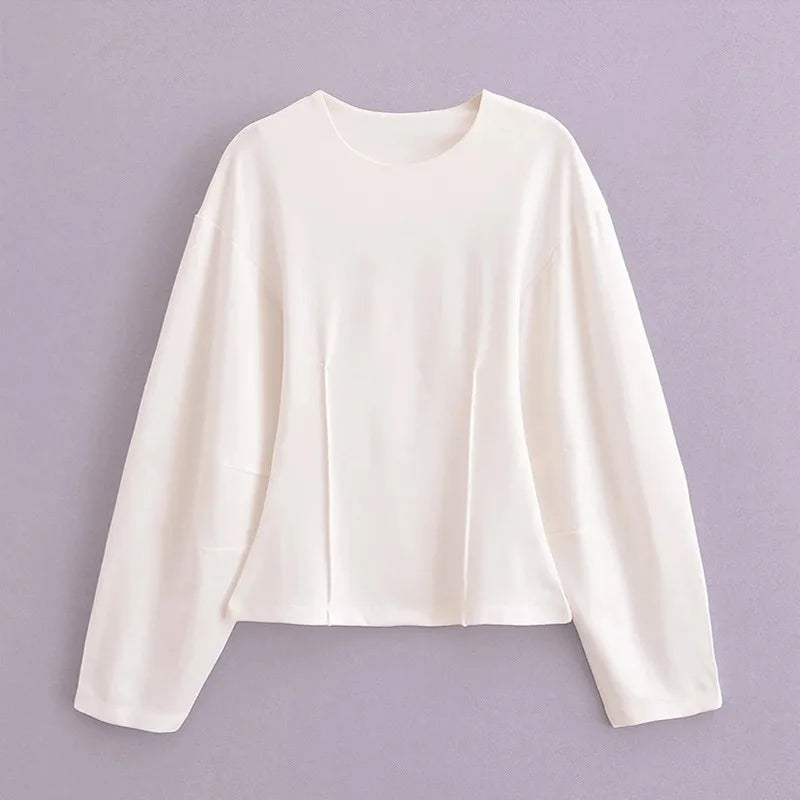 Two Pieces Set Pant Sets Crop Long Sleeve - Additional View 14