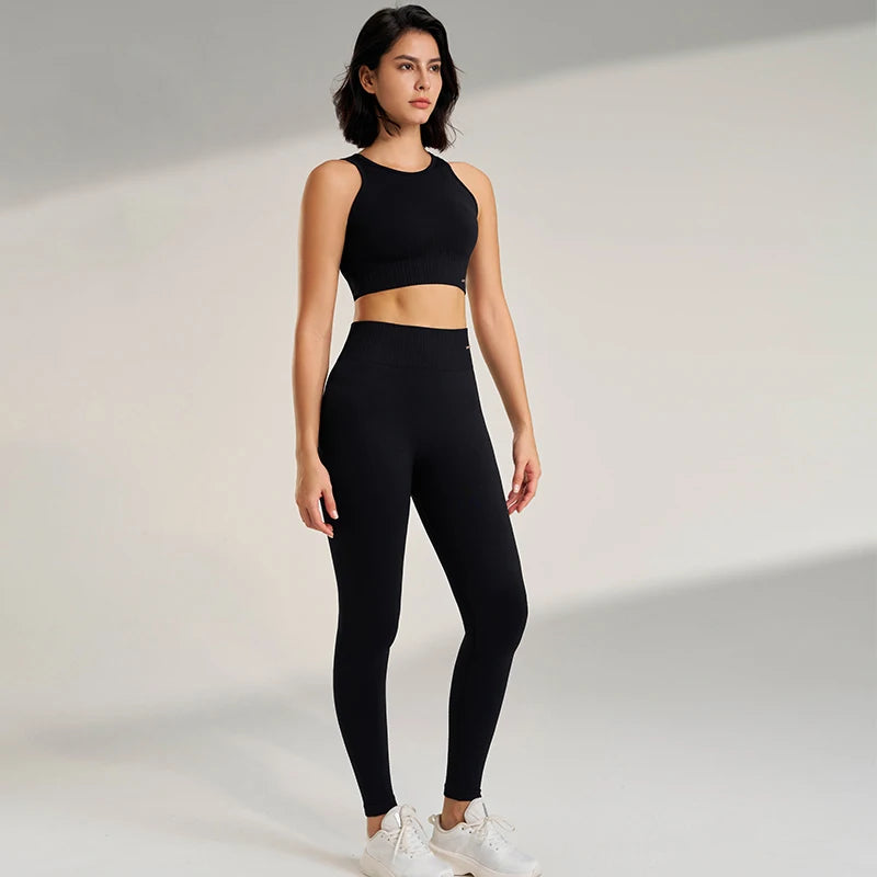 Set Leggings Fitness Exercise Clothing