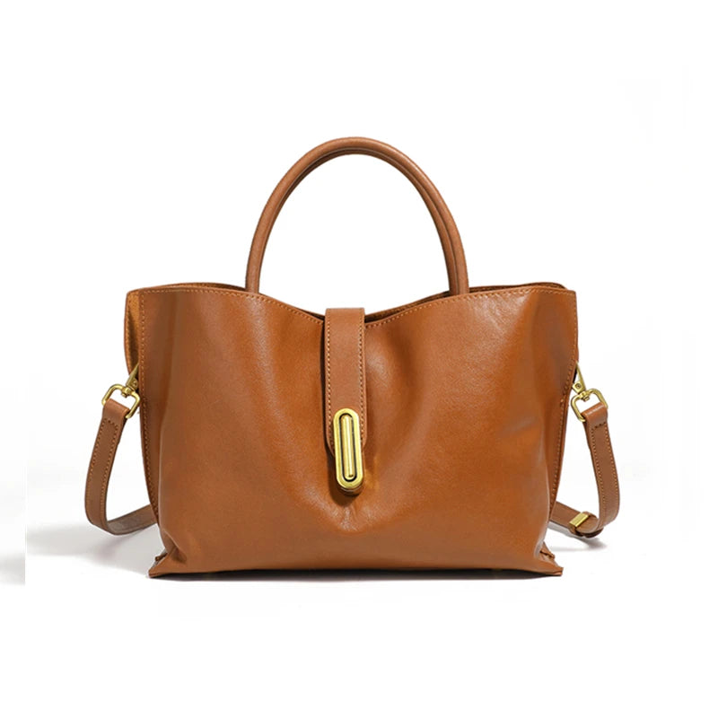 Toptrends Vintage Genuine Leather Shoulder Bags