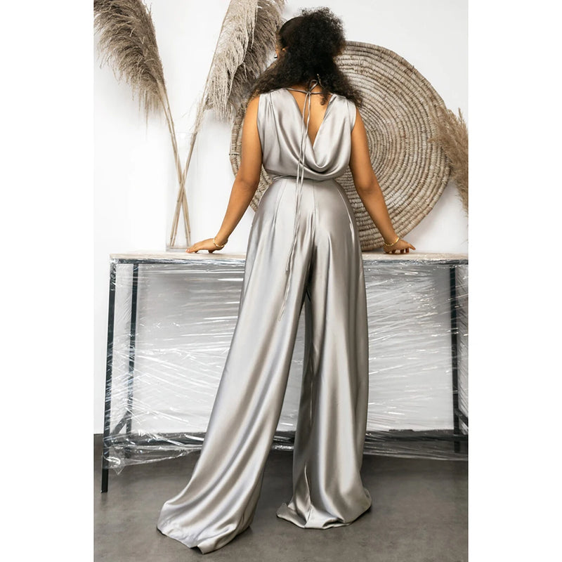 Plus Size Summer Fashion Jumpsuit Casual