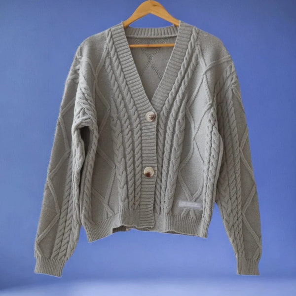 Sweater Winter Elegant Embroidery