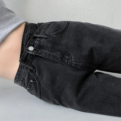 Jeans High Waist Woman Trousers