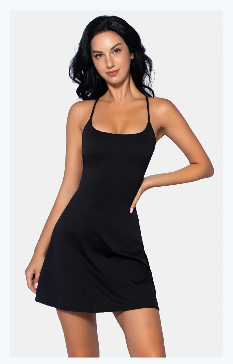 Sleeveless Athletic Skirt with Pockets | Summer Sportswear