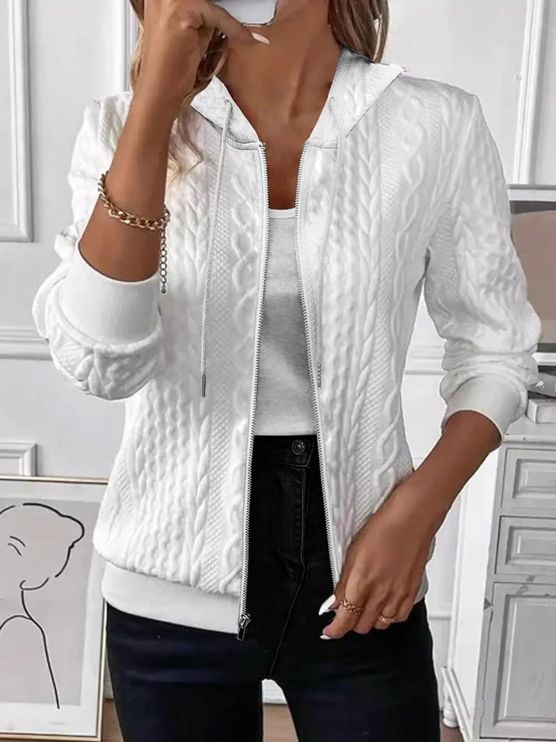 Long Sleeve Zipper Coat Autumn Winter