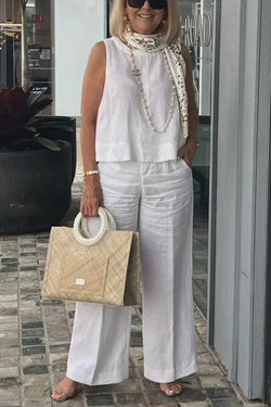 Plus-size casual fashion sleeveless loose