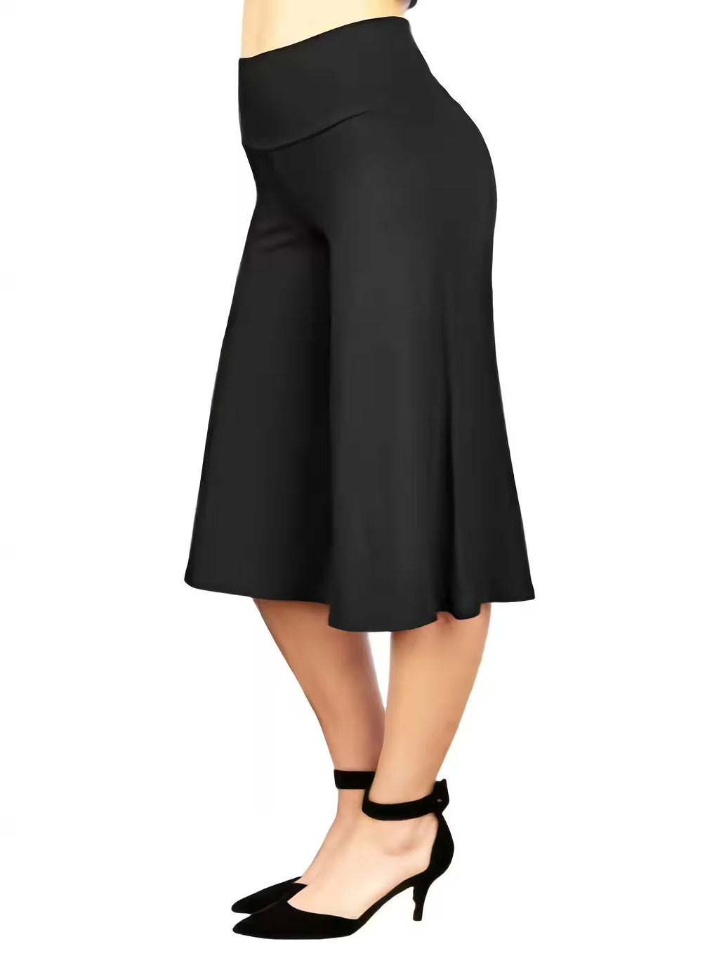 Plus size knitted casual pants straight - Additional View 4