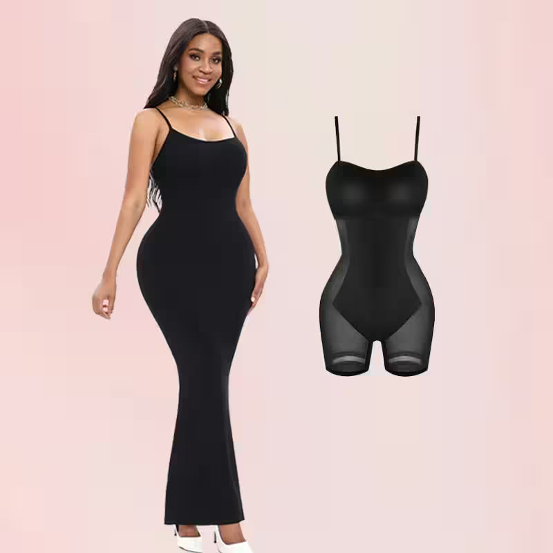 Sculpting Slip Dress with Built-In Shapewear