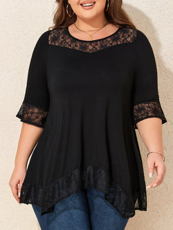 Plus Size Elegant 6XL Pullover Shirts