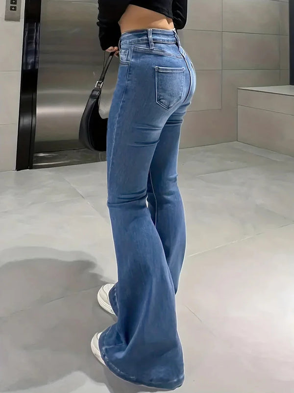 trendy high waist Slimming jeans