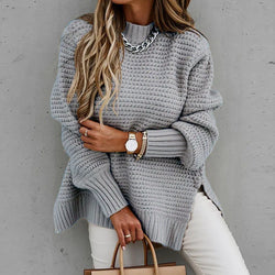 Casual Semi High Neck Simple
