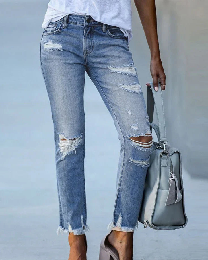 Skinny Jeans Streetwear Pants Pencil - Additional View 3