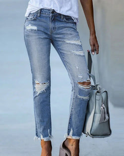 Skinny Jeans Streetwear Pants Pencil