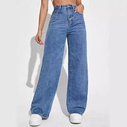 Leg straight jeans slimming all-match