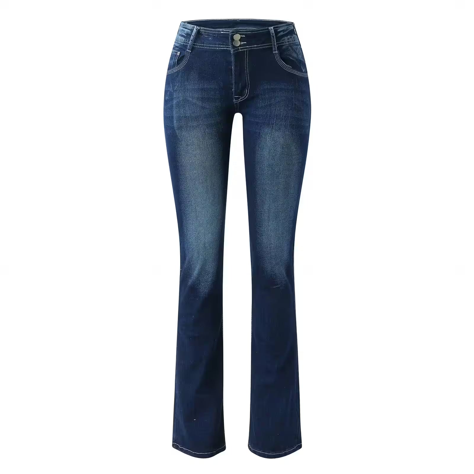 Women's High-Stretch Flare Jeans - Additional View 4