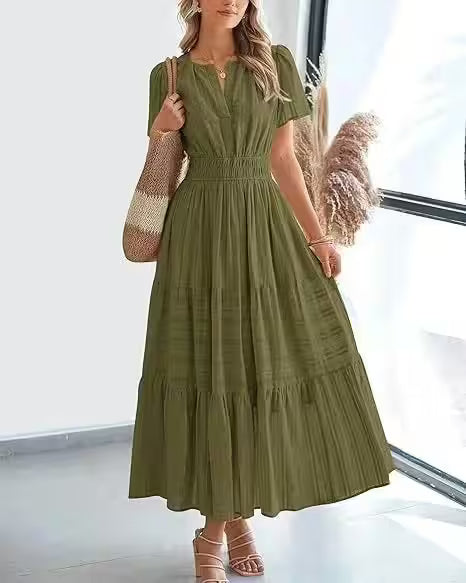  how to make pleated maxi dress