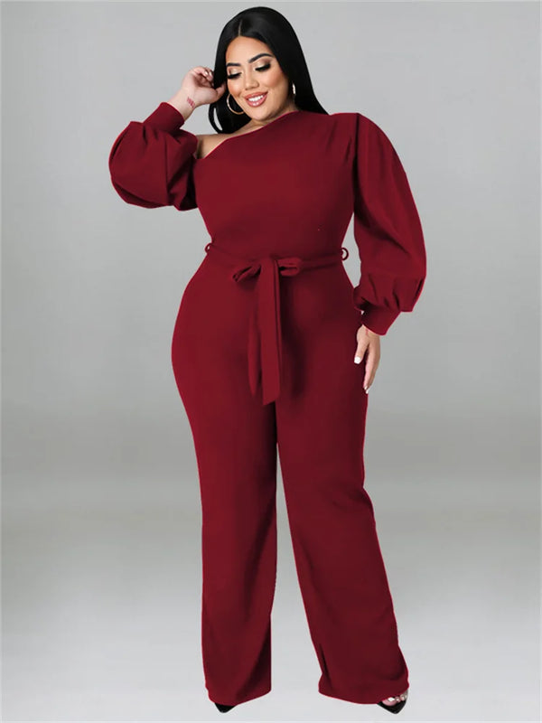 Plus Size Women Clothes Jumpsuit Offiice