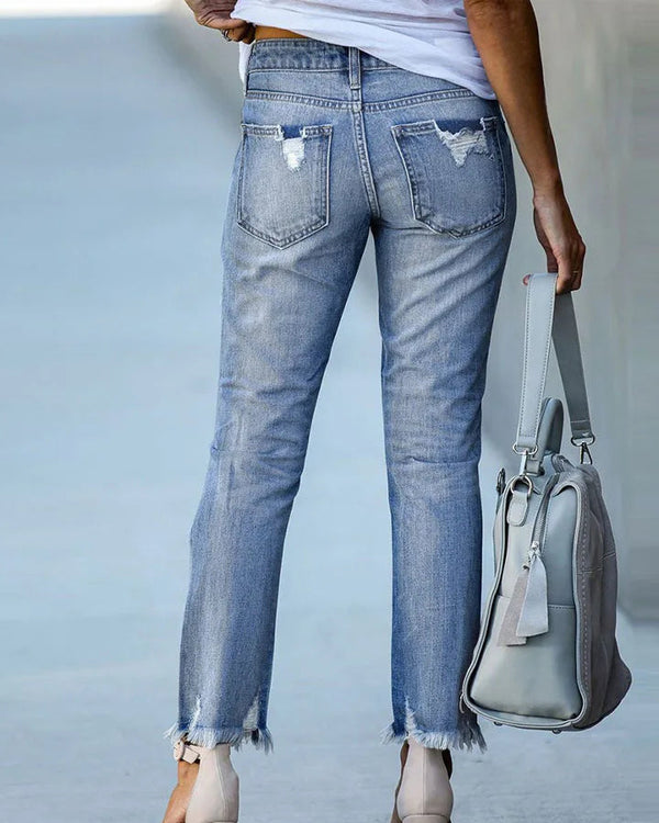 Skinny Jeans Streetwear Pants Pencil