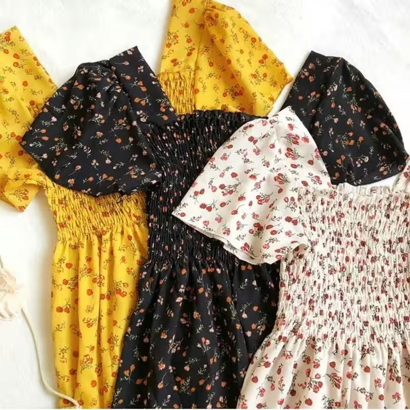 Spring Summer Chiffon Dress Midi Dresses - Additional View 2