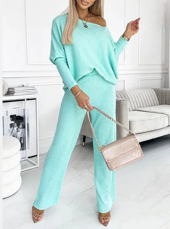 Top + Loose Wide Leg Two-piece Set