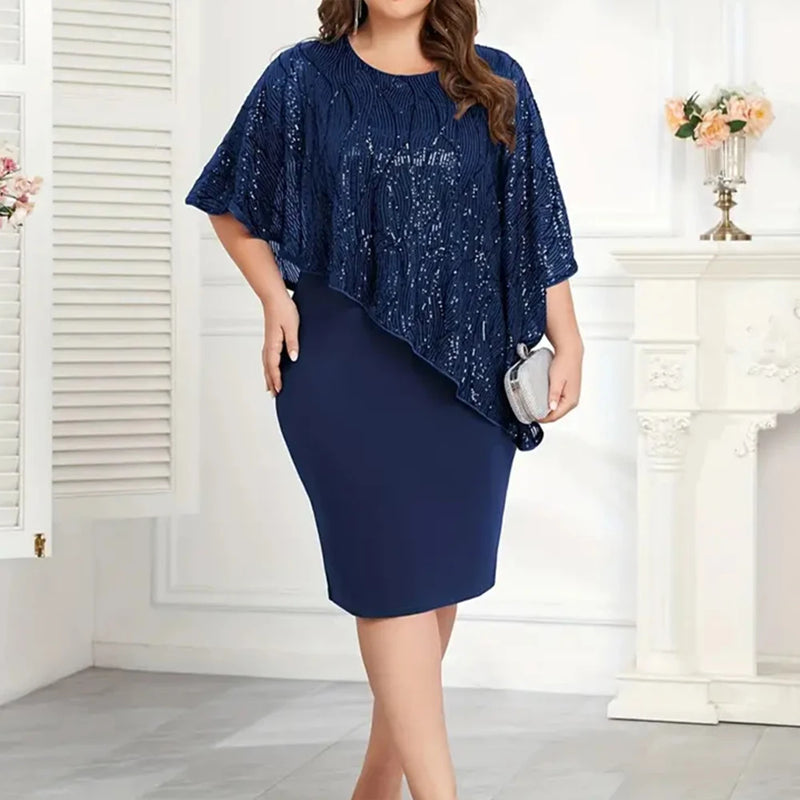 Plus Size Elegant Dress Evening Formal