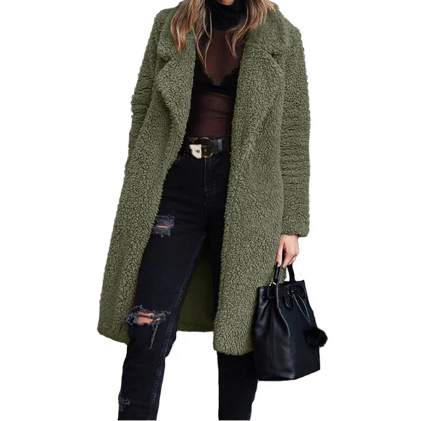 Warm Ladies Fur Jacket Female Outwear Plush