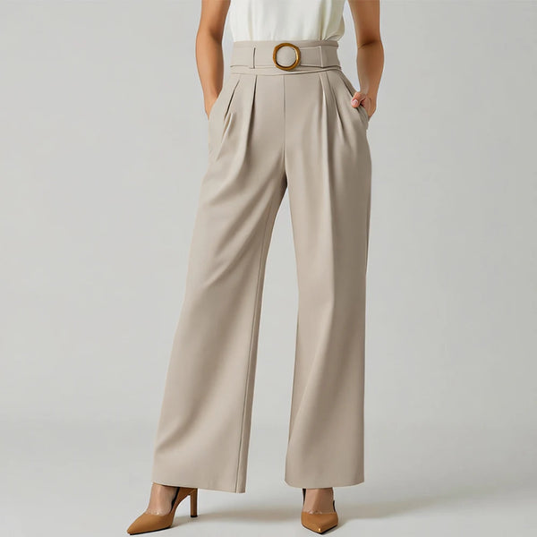 Pants All Season Fashion Decent Sashes Plain