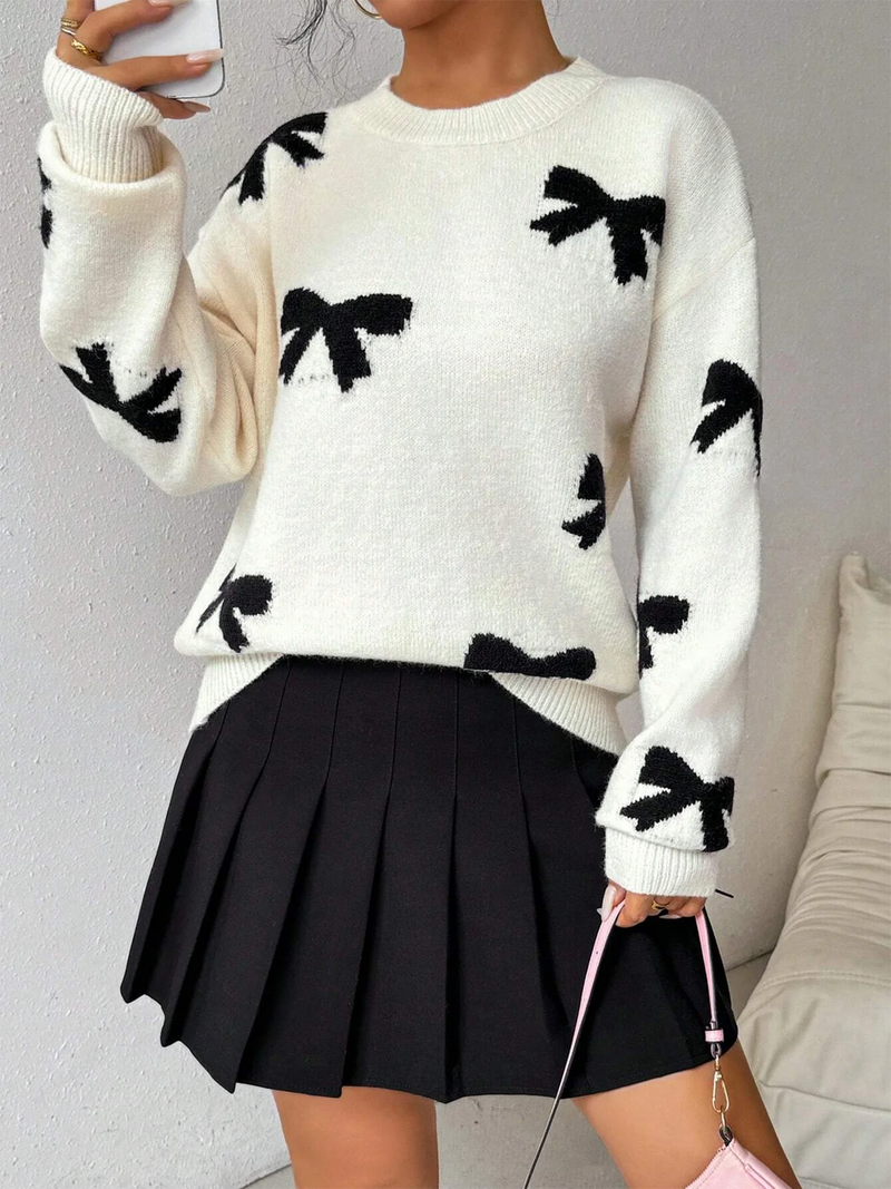 Sweater Lazy and sweet style Elegant