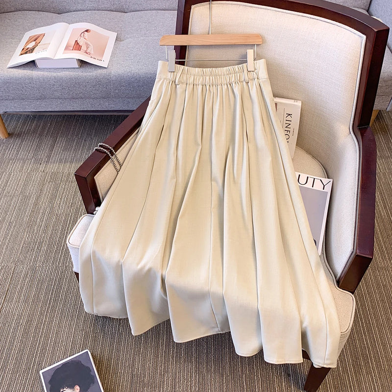 Plus size summer casual skirt loose formal