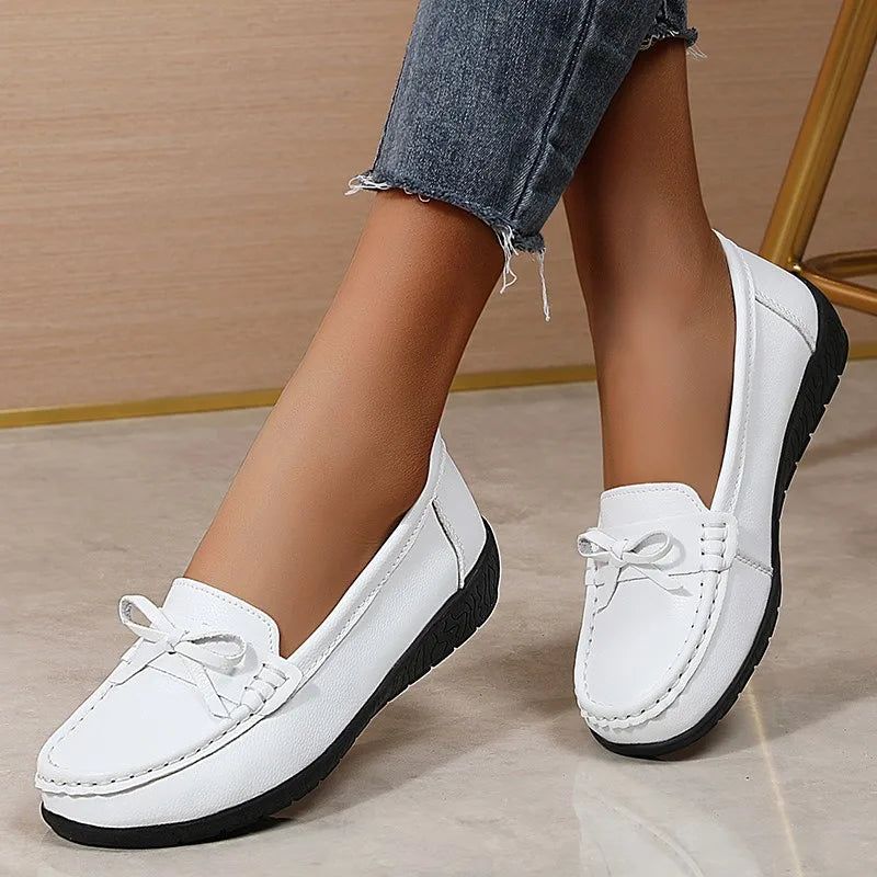 Flats Designer Moccasins Casual Shoes Female Plus Size