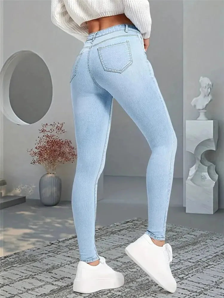 Skinny Jeans Slim Fit Pencil Girls Leggings Straight