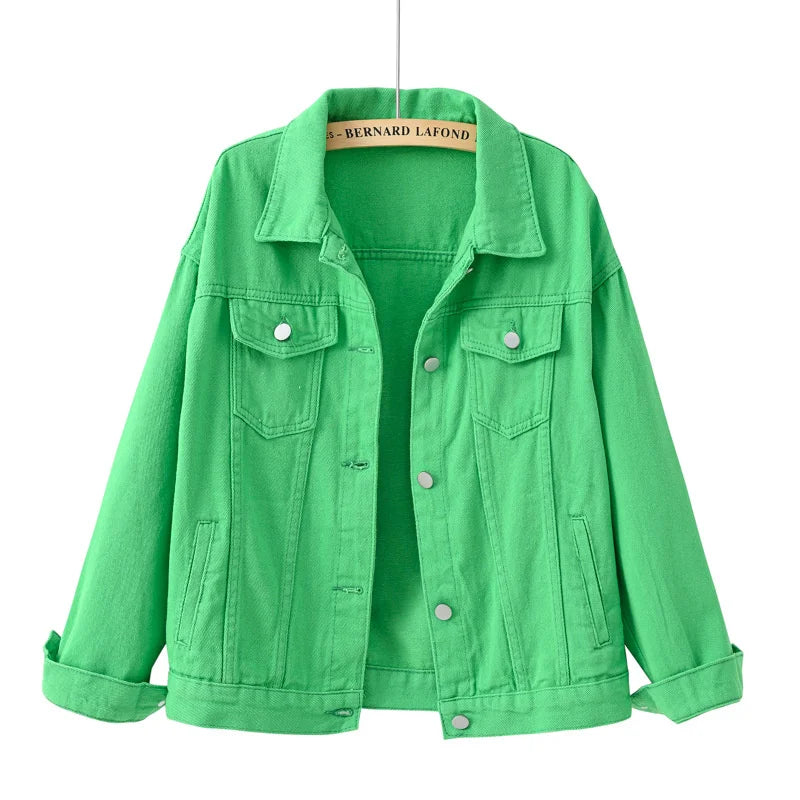 Coat Pink Jean Casual Tops